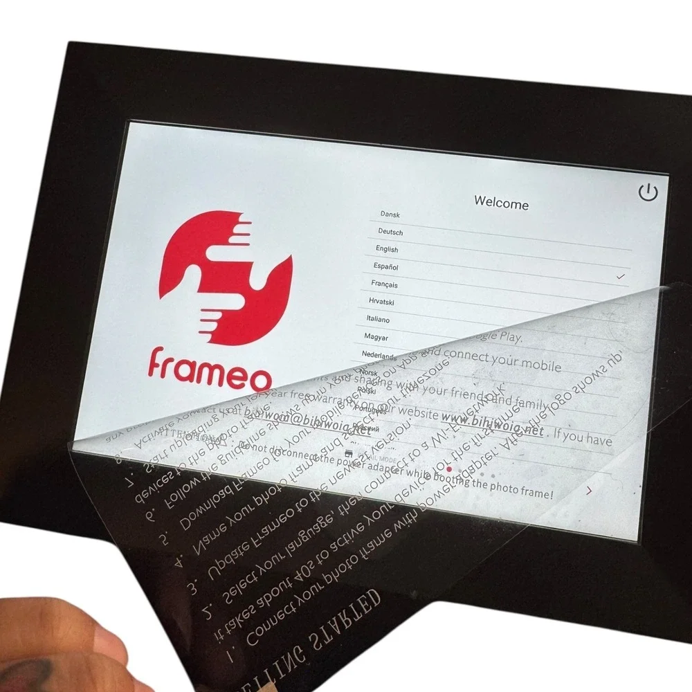 Bihuiwoia 8 inch Smart‎ Digital Photo Frame HD Display WiFi App Sharing A72Q